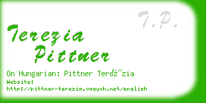 terezia pittner business card